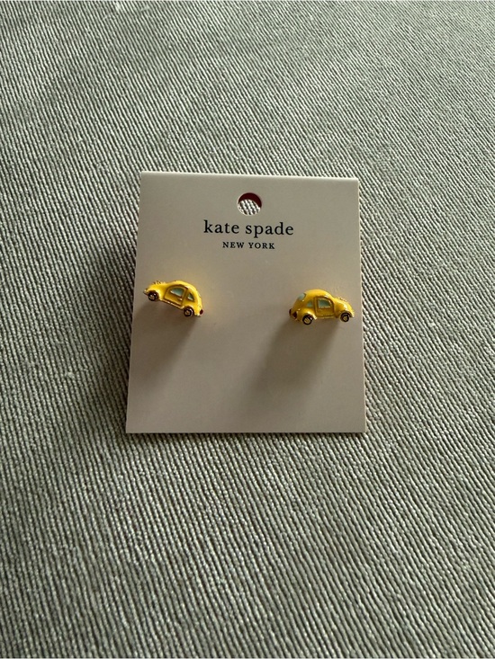 kate spade Jewelry - kate spadee New York Yellow Car Stud Earrings